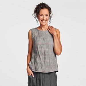 FLAX Roadie top 100% linen fabric. Size 1G (Large/X Large)